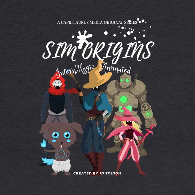 SIM Origins: InternMagic Animated T-Shirt by RJ Tolson's Merch Store